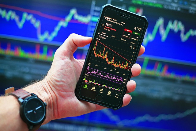 clean infographic showing market trend line chart with annotated axes and notes